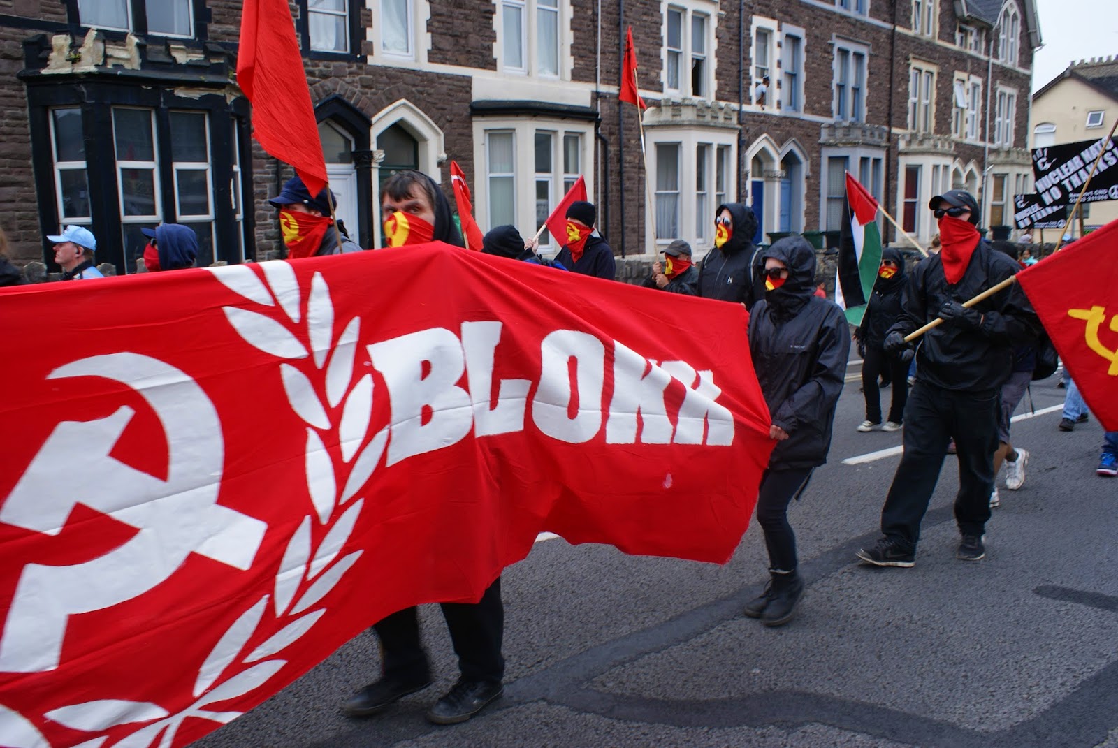 England/Wales | Newport | Aktionen gegen die Natokonferenz in Wales