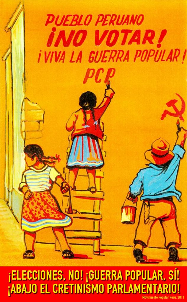 FAILURE OF THE REACTIONARY ELECTIONS, THE ROLE OF THE LOD (MOVADEF) AND THE ACTIONS OF THE “FEUDAL WARLORDS” OF VRAEM