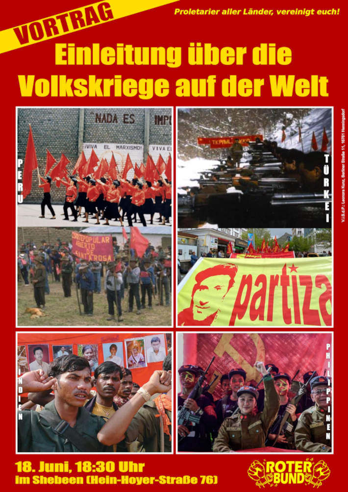 Hamburg: Vortrag über die Volkskriege auf der Welt