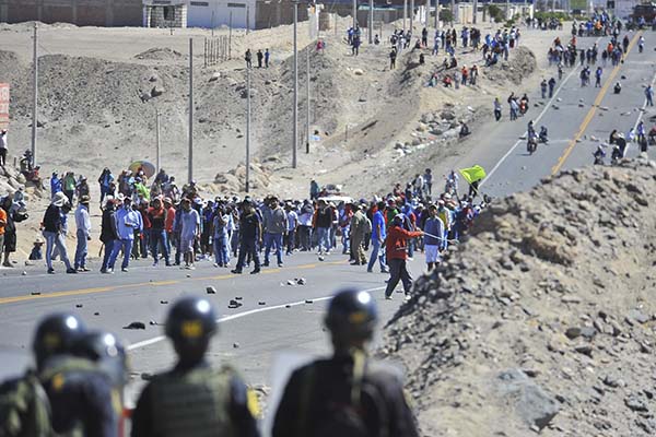 Recent struggles in Peru