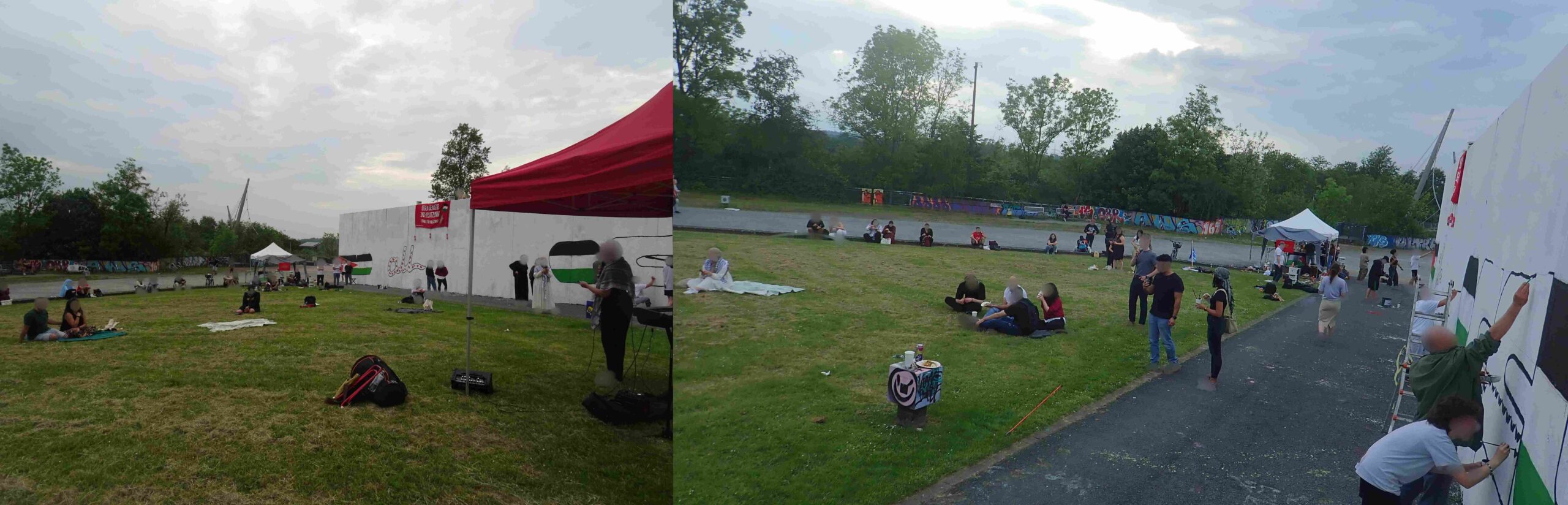 Bochum: Political-cultural rally and mural on Nakba Day