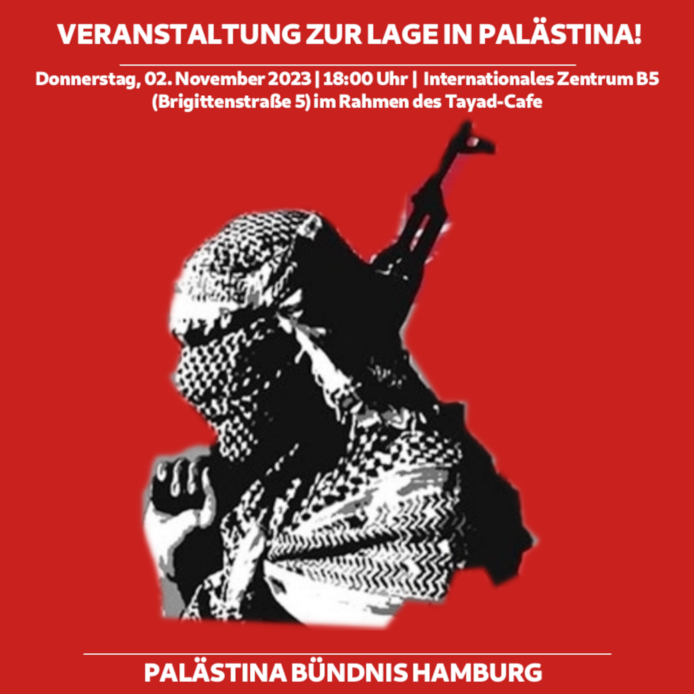 HH: Tayad-Cafe: Veranstaltung zur Lage in Palästina