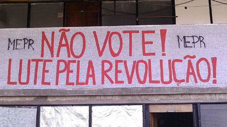 Brasilien | Fotobericht von Aktionen zum Wahlboykott