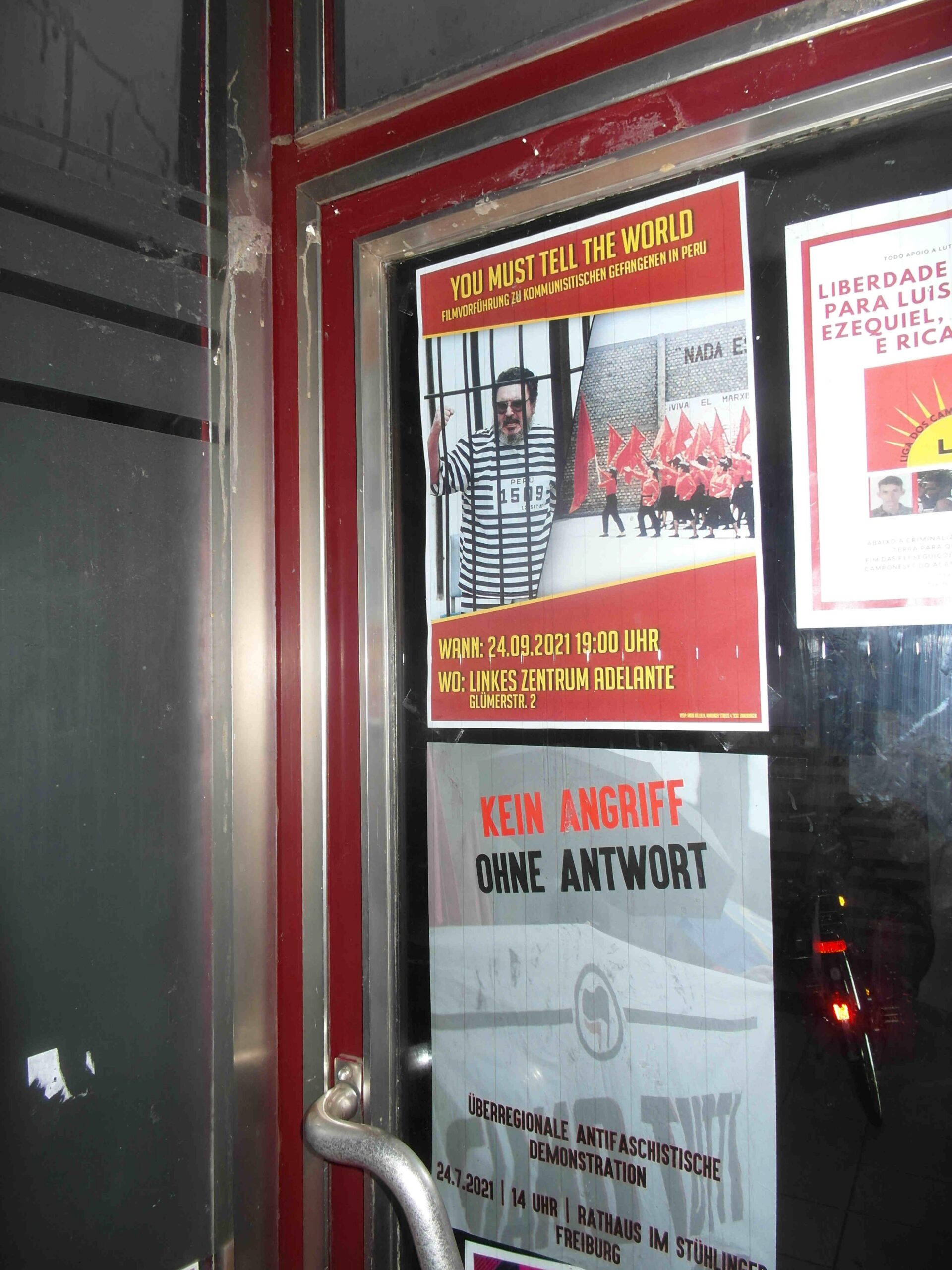 Freiburg: Wall paintings and movie screening on 09.24 in honor of Chairman Gonzalo