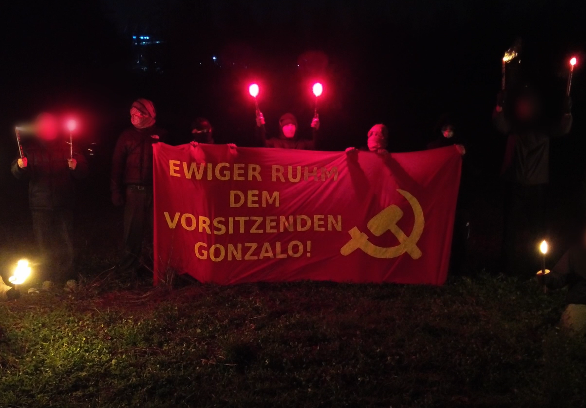 Video: Aktion zum Jahrestag der Geburt des Vorsitzenden Gonzalo und der Gründung der EGP
