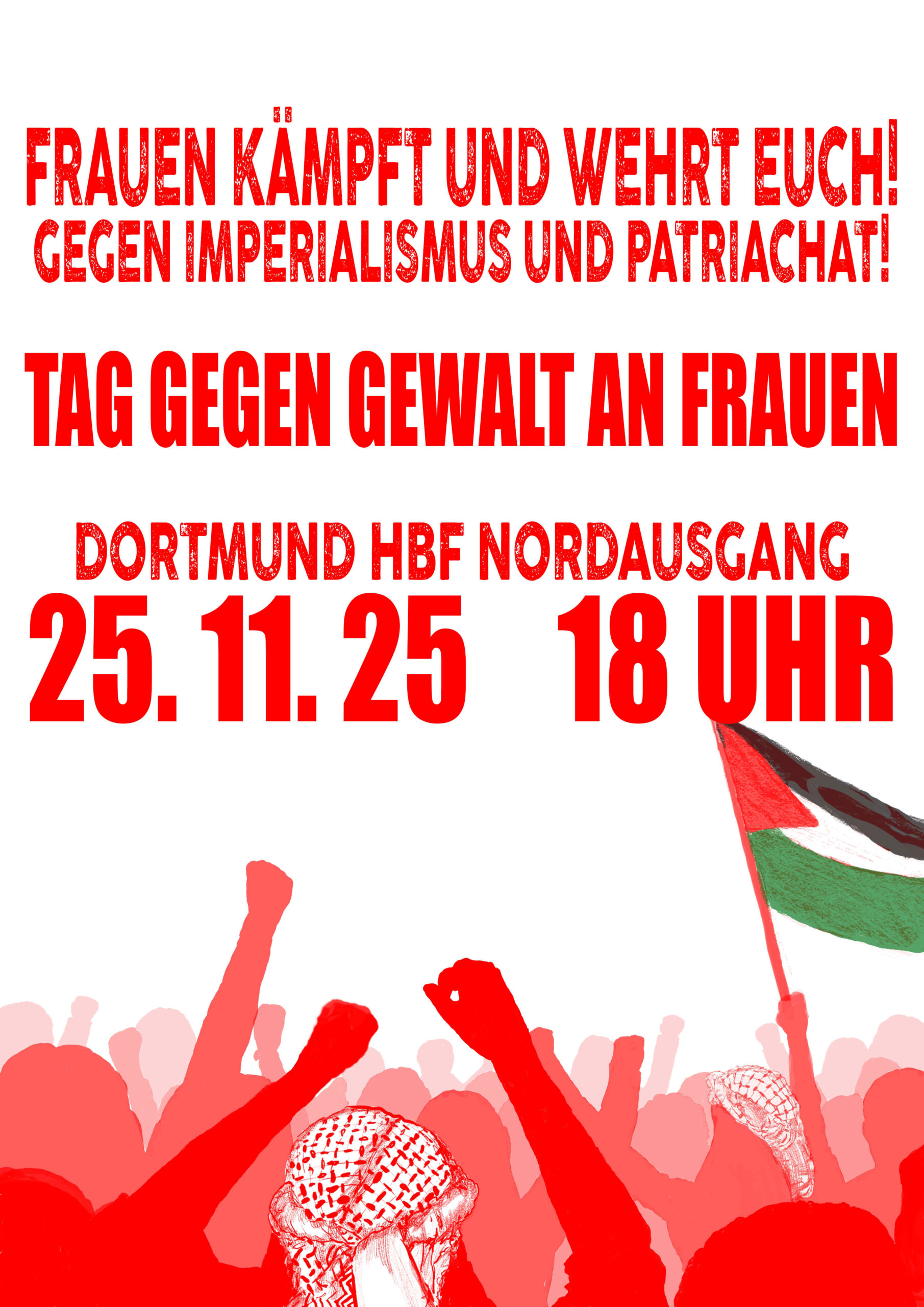 Dortmund: Demo & Vortrag aus Anlass des Tags gegen Gewalt an Frauen