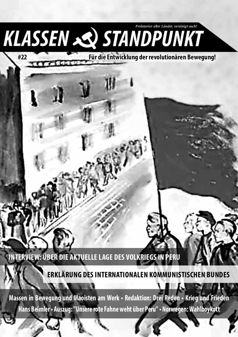 Publicación previa – Revista Klassenstandpunkt n.º 22