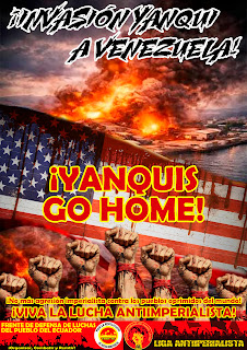 DIE FRONT ZUR VERTEIDIGUNG DER KÄMPFE DES VOLKES VON ECUADOR BEZÜGLICH DER US-INVASION IN VENEZUELA