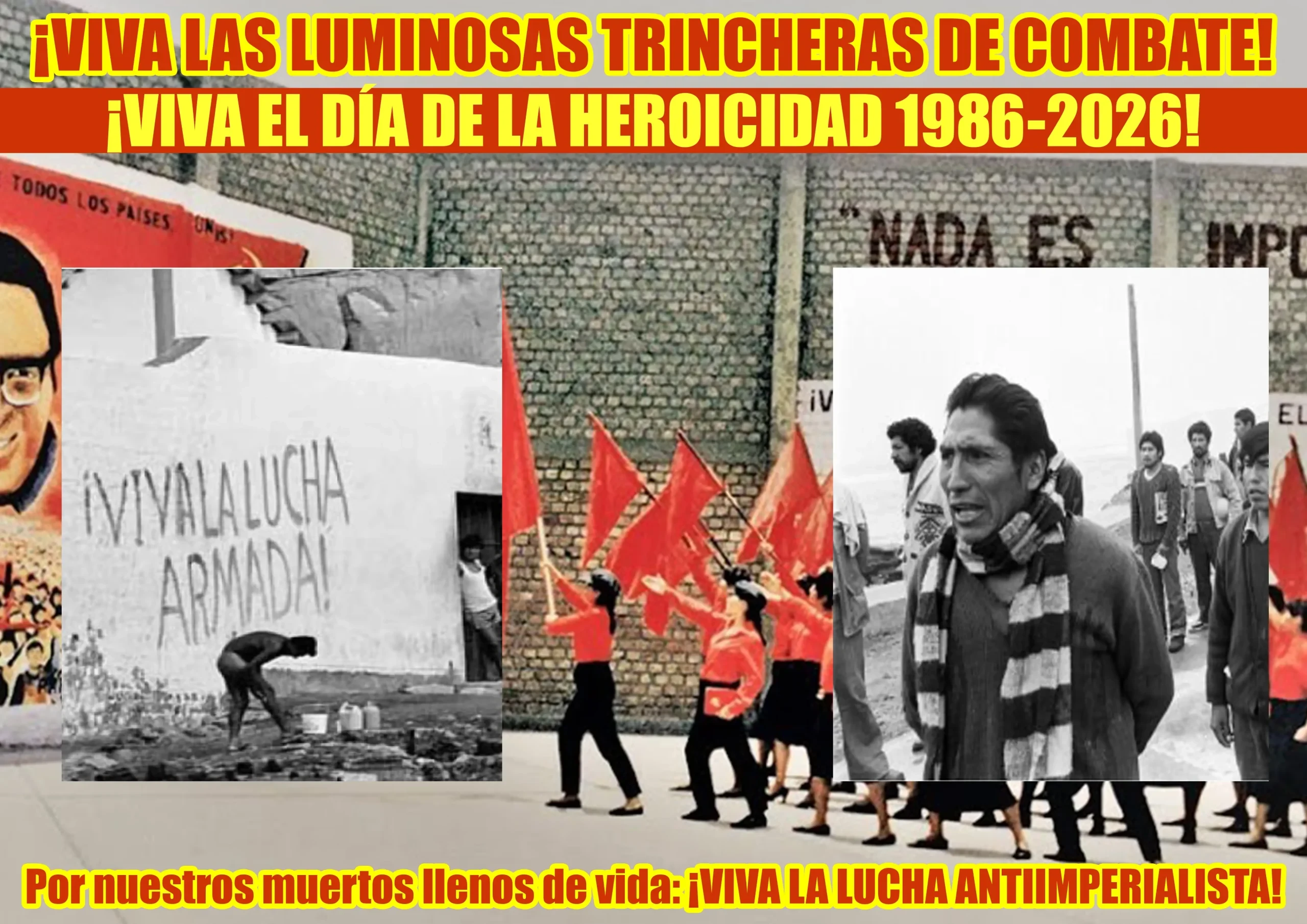 Ecuador: FÜR DIE GEFALLENEN, DIE VOLLER LEBEN SIND, FÜR DIE INHAFTIERTEN UND VERSCHWUNDENEN: ES LEBE DER TAG DES HELDENTUMS!