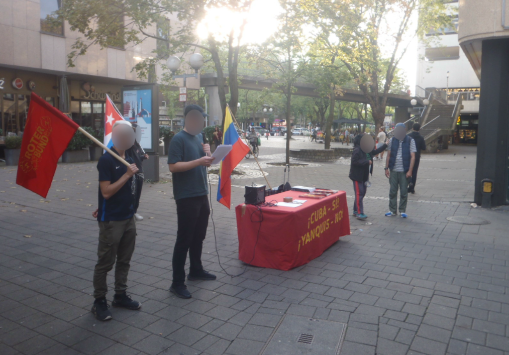 Hamburg: Kundgebung gegen Imperialistische Aggression in Lateinamerika „Cuba Si!, Yanquis No!“