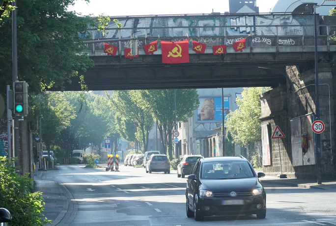 Beflaggung in Dortmund