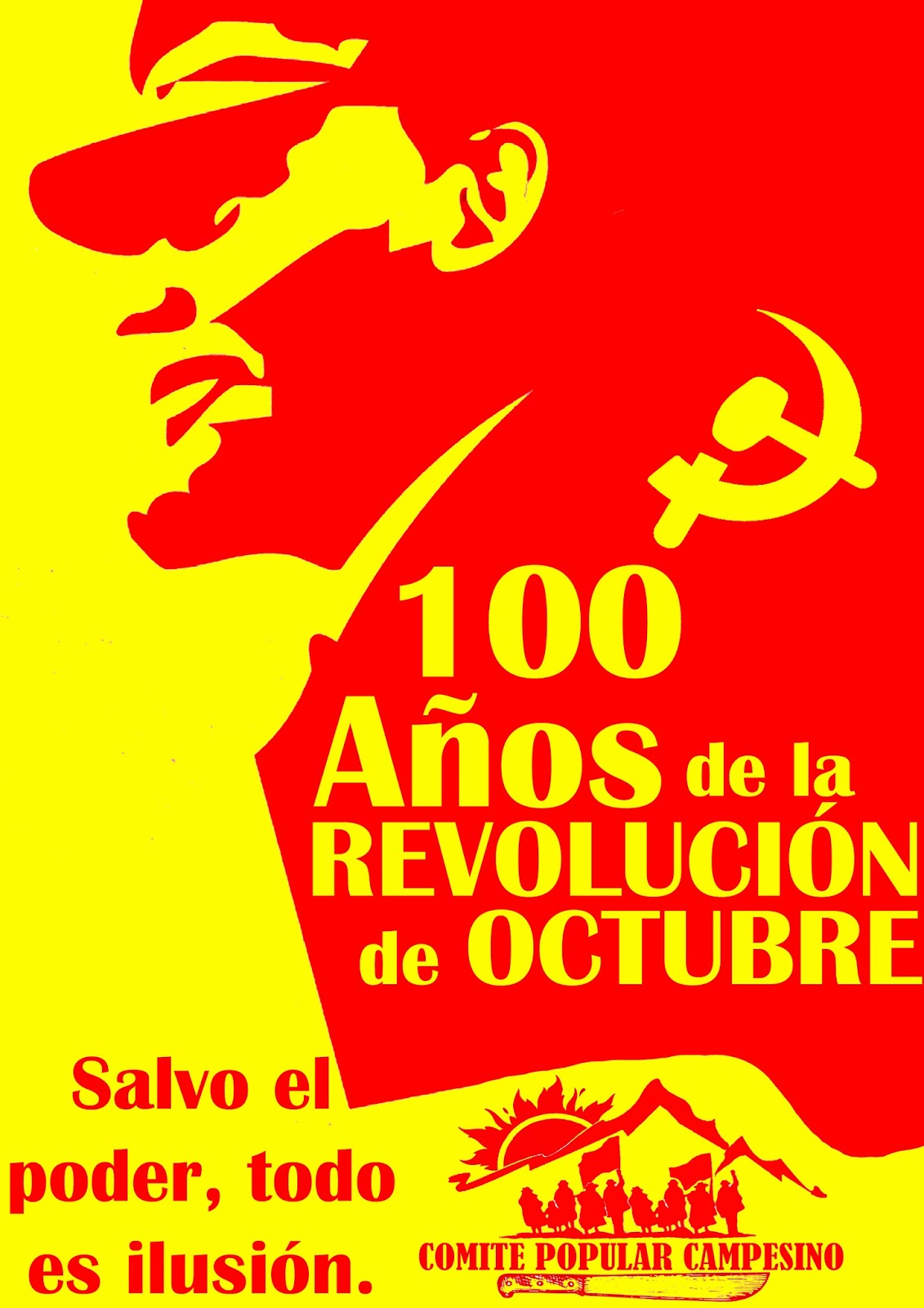 100 años revolucion de 0ctubre comite popular campesino